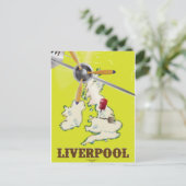 Carte Postale Poster vintage Liverpool Travel (Debout devant)