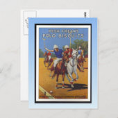 Carte Postale Poster vintage, Peak Freans Polo Biscuits (Devant / Derrière)