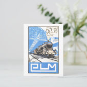 Carte Postale Poster vintage PLM Français Train Travel (Debout devant)