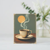 Carte Postale Poster vintage pour café (Debout devant)