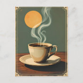 Carte Postale Poster vintage pour café (Devant)