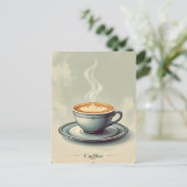 Carte Postale Poster vintage pour café (Debout devant)