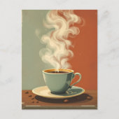 Carte Postale Poster vintage pour café (Devant)