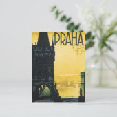 Carte Postale Poster vintage Praha (Debout devant)