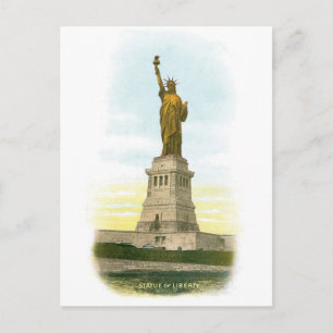 Carte Postale Poster vintage "Statue de la Liberté"