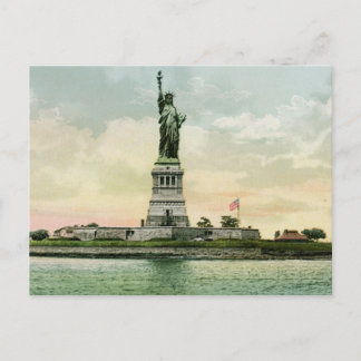 Carte Postale Poster vintage "Statue de la Liberté". New York.