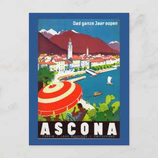 Carte Postale Poster vintage Swiss Travel