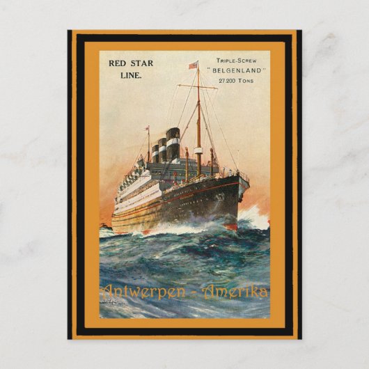 Carte Postale Poster Vintage voyage 20 (Devant)