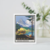 Carte Postale Poster Vintage voyage, Autriche (Debout devant)