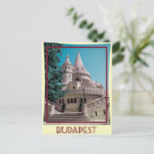 Carte postale Poster Vintage voyage Budapest (Debout devant)