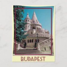 Carte postale Poster Vintage voyage Budapest
