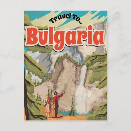 Carte Postale Poster Vintage voyage Bulgarie (Devant)