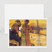 Carte Postale Poster Vintage voyage de Barcelone (Devant / Derrière)