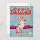 Carte Postale Poster Vintage voyage de Dallas (Devant / Derrière)