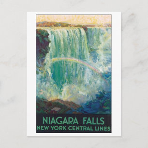 Carte Postale Poster Vintage voyage de Niagara Falls