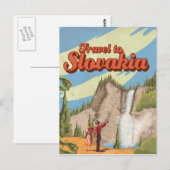 Carte Postale Poster Vintage voyage de Slovaquie (Devant / Derrière)
