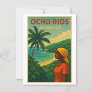 Carte Postale Poster Vintage voyage d'Ocho Rios - Jamaïque