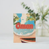 Carte Postale Poster Vintage voyage d'Oman (Debout devant)