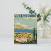 Carte Postale Poster Vintage voyage du Luxembourg (Debout devant)