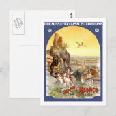 Carte Postale Poster Vintage voyage, France (Devant / Derrière)