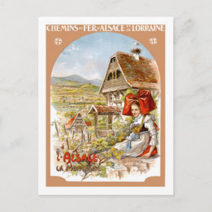 Carte Postale Poster Vintage voyage, France
