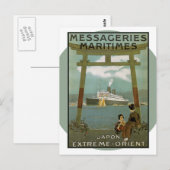 Carte Postale Poster Vintage voyage - Japon (Devant / Derrière)