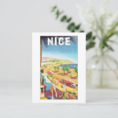 Carte Postale Poster Vintage voyage Nice (Debout devant)