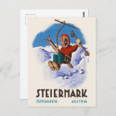 Carte Postale Poster Vintage voyage Steiermark Autriche (Devant / Derrière)
