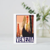 Carte Postale Poster Vintage voyage Venice (Debout devant)
