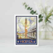 Carte Postale Poster Vintage voyage, Vicence (Debout devant)