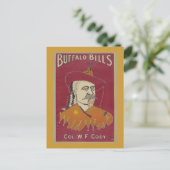 Carte Postale Poster Wild West de Buffalo Bill 1890 (Debout devant)