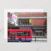 Carte Postale Poster y compris le bus rouge de Londres (Devant / Derrière)