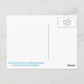 Carte Postale Postkarte 04 "L'amour est dans l'air" (Dos)