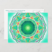 Carte Postale Postkarte 12 "Explosion de la nature" (Devant / Derrière)