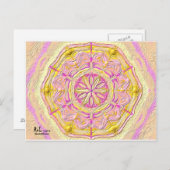 Carte Postale Postkarte 19 "Violet Daisy" (Devant / Derrière)