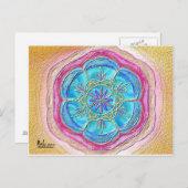 Carte Postale Postkarte 20 "Le flux des esprits" (Devant / Derrière)