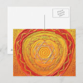 Carte Postale Postkarte 27 "Goldene Spirale" (Devant / Derrière)
