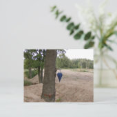 Carte Postale Postkarte - "abhängen" (Debout devant)