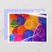 Carte Postale Postkarte - Ballons II (Devant / Derrière)