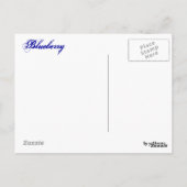 Carte Postale Postkarte - Blaubeere (Dos)
