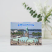Carte Postale Postkarte de Hambourg (Debout devant)