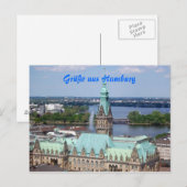Carte Postale Postkarte de Hambourg (Devant / Derrière)