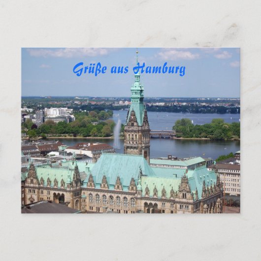 Carte Postale Postkarte de Hambourg (Devant)