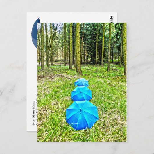 Carte Postale Postkarte - en Reih und Glied (Devant / Derrière)