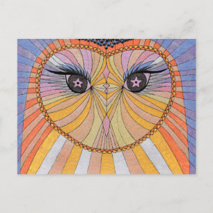 Carte Postale Postkarte Eule