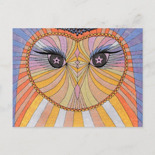 Carte Postale Postkarte Eule (Devant)