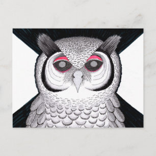 Carte Postale Postkarte Eule