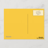 Carte Postale Postkarte - Gelbe Blume (Dos)