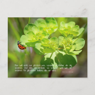 Carte Postale Postkarte Glück (Edition sinn.worte)