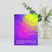 Carte Postale Postkarte "Licht" (Debout devant)